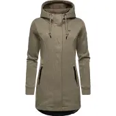 Ragwear Kapuzensweatjacke "Letti Bonded" Sportliche Kapuzenjacke in Feinstrick-Optik