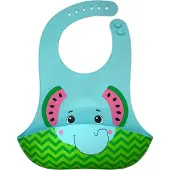 Magni Frootimals Babylatz Melany Melephant blau Silikon