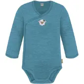 Normani Baby Merino Wickelbody Langarm "Kaitaia" - 9327