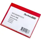 Tarifold Kennzeichnungshülle Dry-Zip 163043 A4 rot 10 St./Pack.