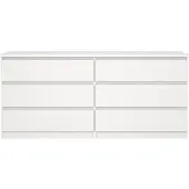 Ebuy24 Naia Kommode 6 Schubladen weiß.