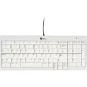 BakkerElkhuizen UltraBoard 960 V2 Compact Standard DE Qwertz, Volle Größe (100%), Kabelgebunden, USB, Scherenschalter, QWERTZ, Grau