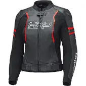 Held Street Rocket 4 Damen Schwarz Rot Motorrad Lederjacke Größe 38