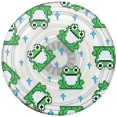 PopSockets Plantcore Grip 8 Bit Frogs 806485 Smartphone-halterung