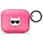 Karl Lagerfeld KLA3UCHFP AirPods 3 Hülle pink/pink Choupette