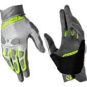 Leatt ADV X-Flow 5.5 Kurz Hi-Viz Grün Grau Handschuhe Größe 2XL