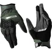 Leatt ADV HydraDri 5.5 Kurz Forest Schwarz Oliv Wasserdichte Handschuhe Größe XL