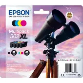 Epson Multipack 4-colours 502XL Ink, Hohe (XL-) Ausbeute, Schwarz, Cyan, Magenta, Gelb, Tinte auf Pigmentbasis, Tinte auf Farbstoffbasis, 9,2 ml, 6,4 ml