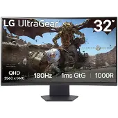 LG 32GS60QC-B, 80 cm (31.5"), 2560 x 1440 Pixel, Quad HD, LCD, 1 ms, Schwarz