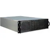 Inter-Tech 3U-30255, Rack, Server, Schwarz, Edelstahl, ATX, micro ATX, Mini-ITX, SSI CEB, Stahl, 3U