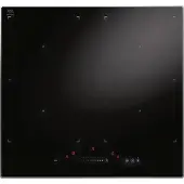 Amica KMI 13321 A, Schwarz, Integriert, 60 cm, Zonen-Induktionskochfeld, 4 Zone(n), 4 Zone(n)