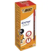 BIC Kugelschreiber Cristal Exact, Strichfarbe: rot