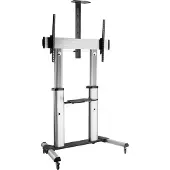Techly ICA-TR24, Silber, Silber, 1 Regale, Schwarz, 100 kg, 2,54 m (100")