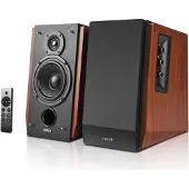 Edifier R1700BTs Aktive Bluetooth 5.0 Studiomonitore 2.0 (66W RMS, Subwoofer-Ausgang, Holzgehäuse)