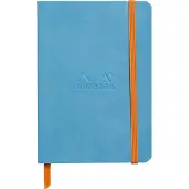 Rhodia Rhodiarama Liniertes 4 x 5 1/2 t rkisfarbenes Softcover-Tagebuch