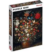 Piatnik 5550 - Bruegel Großer Blumenstrauß in einem Holzgefäß 1000 Teile Puzzle