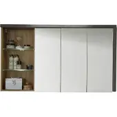Trendteam Bad Spiegelschrank Bay Eiche Riviera Honig 123 x 71 x 18 cm
