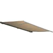 Mendler Elektrische Kassettenmarkise MCW-H27, Markise Vollkassette 6x3m Polyester creme, Rahmen weiß