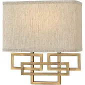 Elstead Lighting Elstead Lanza Wandleuchte E14 2-fach Gebürstete Bronze