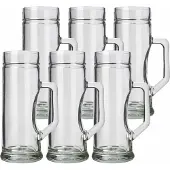 Stölzle Bierkrug "Bierkrüge Premium 500 ml 6er Set transparent"