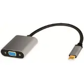 Logilink CUA0104, 0,15 m, USB Typ-C, VGA (D-Sub), Männlich, Weiblich, Gerade
