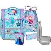 MCNEILL Schulranzen "Perfecto, Disney, Frozen", Kinder, Gr. B/H/T: 30cm x 38,5cm x 22cm, bunt (frozen), Polyester, Rucksäcke Schulranzen, inkl. Federmäppchen, Turnbeutel, Schlamperrolle & Motivmagnet