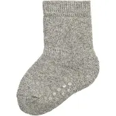 Sterntaler ABS Socken Wolle uni in grau mel. | Gr.: 18