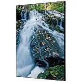 SHOWDOWN Textile Wanddekoration Wasserfallwald Mehrfarbig Aluminium