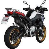 MIVV Suono Auspuff schwarz B.033.L9 für BMW F 750/850 GS Unisexohne Farbe091 - Motorradteile - Motorrad Auspuff