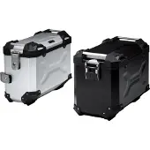 SW-Motech Trax ADV Seitenbox 45 Aluminium 45 LITER, SCHWARZ, RECHTS silber