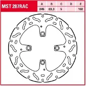 TRW Bremsscheiben Racing, Hinten, mit ABE HINTEN, MST287RAC FESTST.