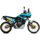 MIVV Dakar Auspuffsystem Mit Eg-Be S/O BL - TENERE700 19-