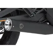 Falcon Double Groove Auspuffanlage VULCAN S650 15-16 BL KAT