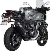 MIVV Speed Edge Auspuff HD.003.LRB schwarz für Harley Pan America Unisexohne Farbe681 - Motorradteile - Motorrad Auspuff