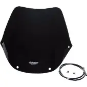 MRA Verkleidungsscheibe Originalform O schwarz für GSF GN/GV Unisexneutral390 - Motorradteile - Anbauteile