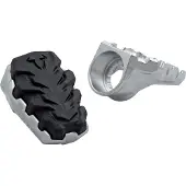 SW-Motech Fußrasten-Kit Evo DL650/1000 F800R/GT,SHIV. Aluminium