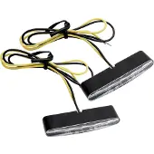 Highsider LED Einbaublinkerpaar Stripe klares Glas Unisexneutral650 - Motorradteile - Beleuchtung