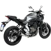 Arrow Thunder Auspuff 2in1 für Yamaha MT-07 Alu schwarz/Carbon Unisexohne Farbe451 - Motorradteile - Motorrad Auspuff