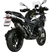 MIVV Speed Edge Auspuff schwarz B.034.LRB für BMW R 1250 GS Unisexohne Farbe161 - Motorradteile - Motorrad Auspuff