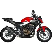 MIVV Suono Auspuffsystem mit EG-BE S/O 2-1 BL - CB500F 19-23