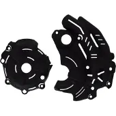 Acerbis Schwarze Kupplungs- und Zündabdeckungen X-Power für YAMAHA
