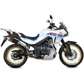 MIVV Auspuff Dakar schwarz für Honda XL 750 Transalp Unisexschwarz/silber002 - Motorradteile - Motorrad Auspuff