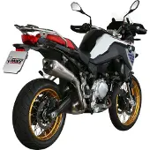 MIVV Delta Race Auspuff silber B.033.LDRX für BMW F 750/850 GS Unisexanthrazit030 - Motorradteile - Motorrad Auspuff