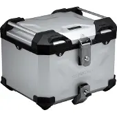 SW-Motech TraX Adventure Alu Topcase 38 Liter silber Unisexanthrazit000 - Motorradzubehör - Motorradgepäck