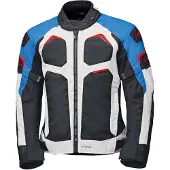 Held Manzano Top Weiß Schwarz Blau Wasserdichte Motorrad Textiljacke Größe 2XL