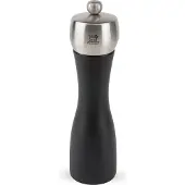 Peugeot Pfeffermühle FIDJI 20cm Schwarz Edelstahl Buchenholz Stahlmahlwerk