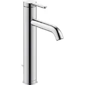 Duravit Einhebel-Waschtischmischer L C.1 mit Zugstangen-Ablaufgarnitur chrom chrom