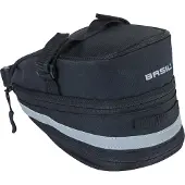 Basil Mada, Hinten, Fahrradtasche, Schwarz, 1 l, 5 kg, 190 mm