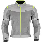 Acerbis Ramsey Vented 2.0 Mesh Grau-Gelbe Textiljacke Größe XL