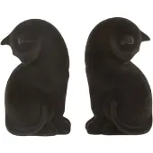 Jline 2er-Set: Buchstützen in Schwarz - (H)16 cm - onesize